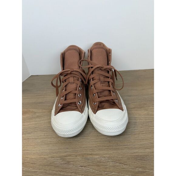 Converse Women's Size 7 Brown Chuck Taylor All Star Patchwork Sneakers Shoes - Picture 6 of 13